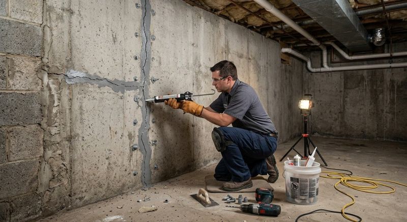 Basement Crack Repair in Santa Clara, CA