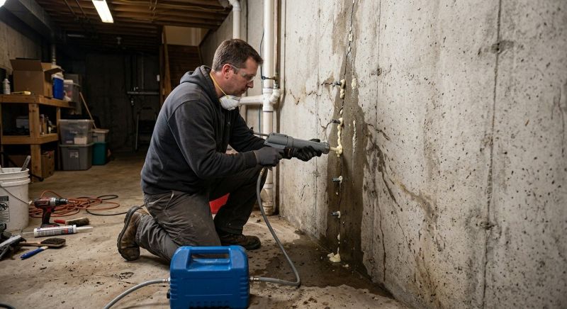 Basement Crack Repair in Santa Clara, CA
