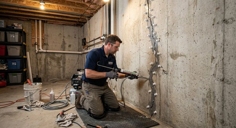 Basement Crack Repair in Santa Clara, CA