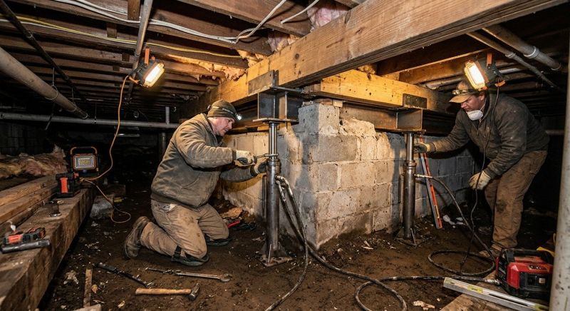 Basement Foundation Repair in Menlo Park, CA