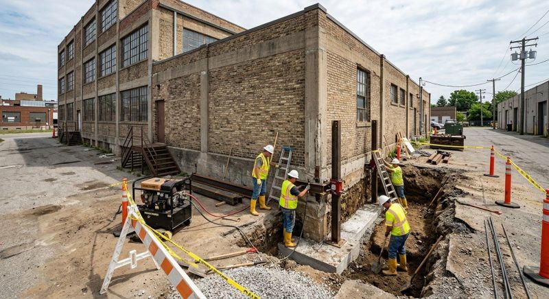 Building Foundation Repair in Belmont, CA