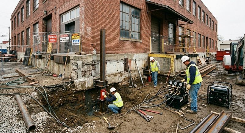 Building Foundation Repair in Stanford, CA