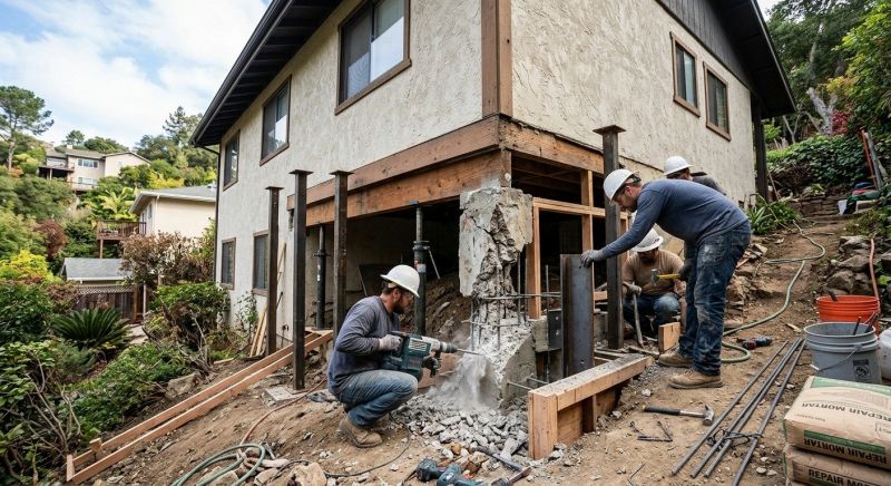 Concrete Foundation Repair in Pleasanton, CA