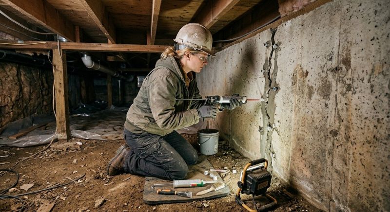 Cracked Foundation Repair in Scotts Valley, CA