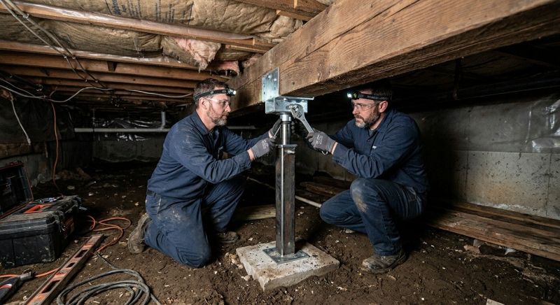 Crawl Space Leveling in Santa Clara, CA