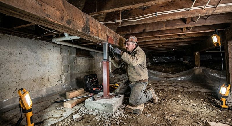 Crawlspace Foundation Repair in Half Moon Bay, CA