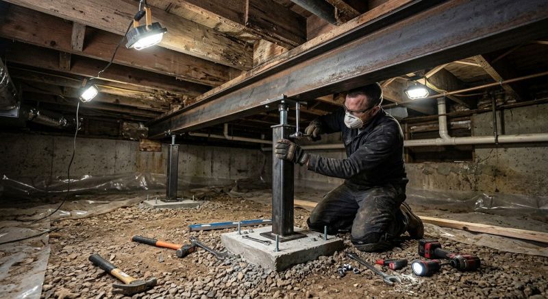 Crawlspace Structural Repair in Santa Clara, CA