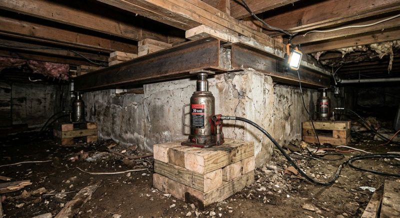 Foundation Jacking in Boulder Creek, CA