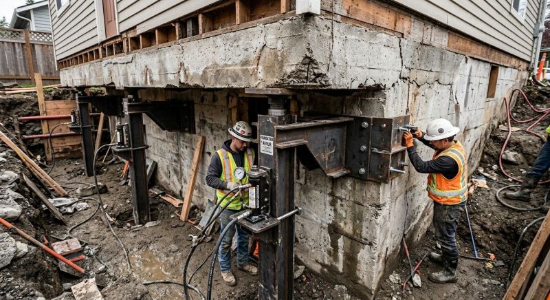 Foundation Lifting in Half Moon Bay, CA