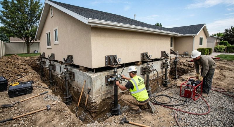 Foundation Pier Leveling in Santa Clara, CA