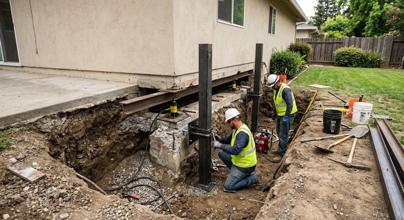 Foundation Pier Repair in Santa Clara, CA