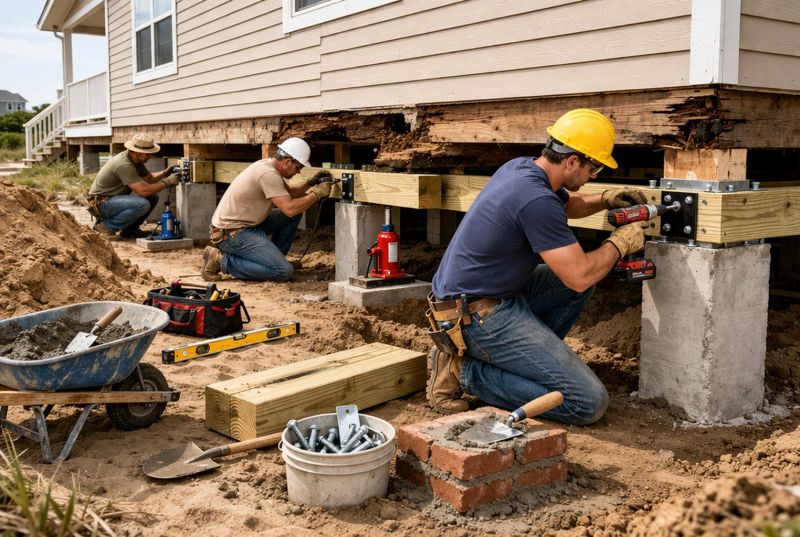 Foundation Raising in Half Moon Bay, CA