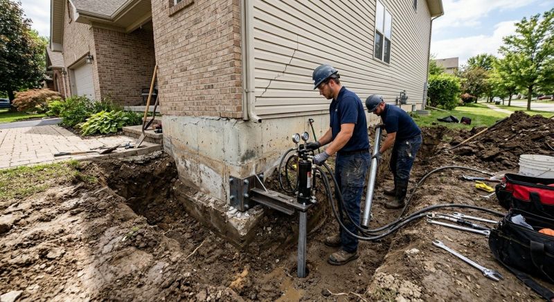 Foundation Settlement Repair in Santa Clara, CA
