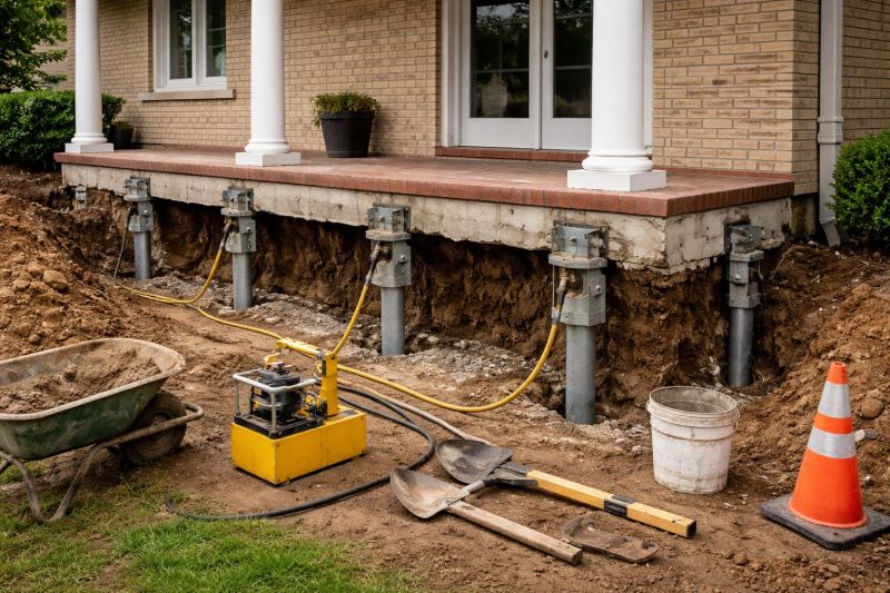 Foundation Stabilizing in Half Moon Bay, CA