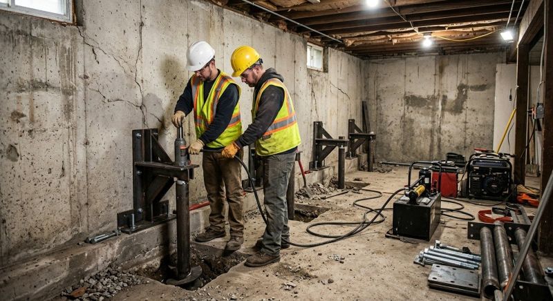 Foundation Stabilizing in Half Moon Bay, CA