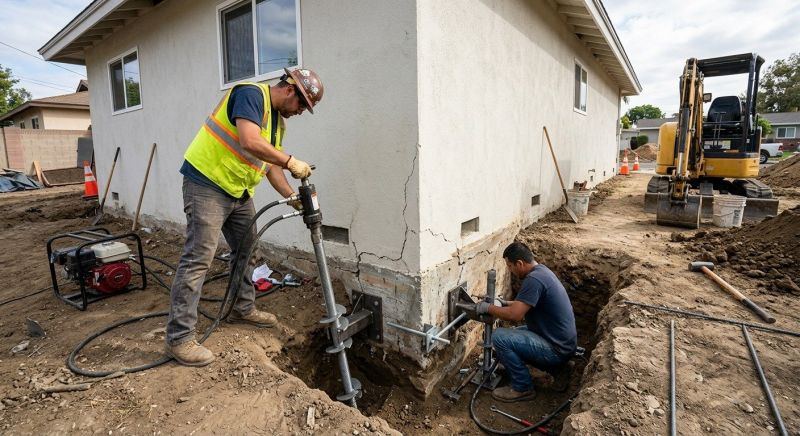 Foundation Stabilizing in Mountain View, CA