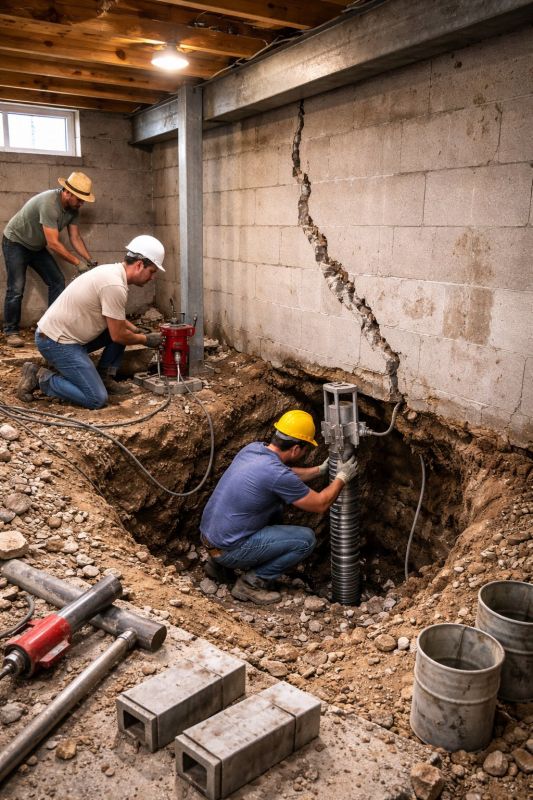 Foundation Structural Repair in Stanford, CA