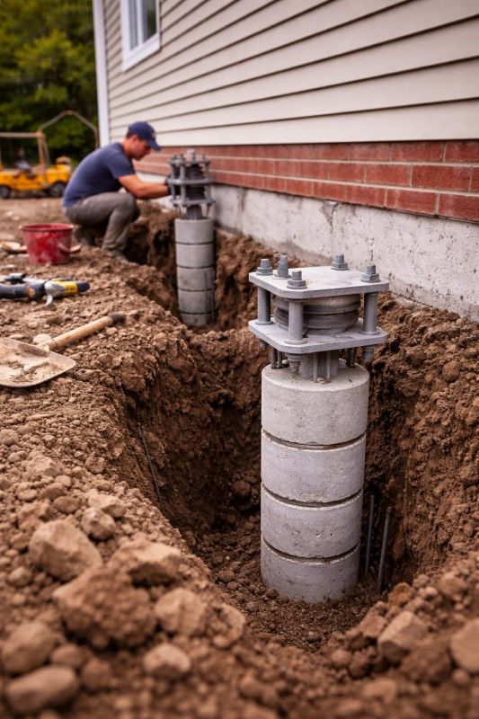 Helical Piers Installation in Santa Clara, CA