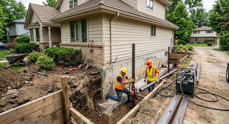 House Foundation Repair in Stanford, CA