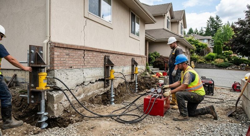 Sinking Foundation Lifting in Santa Clara, CA