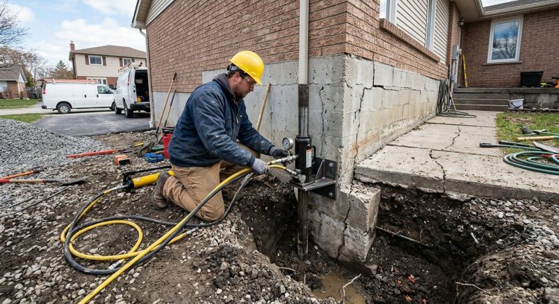 Sinking Foundation Repair in Los Gatos, CA