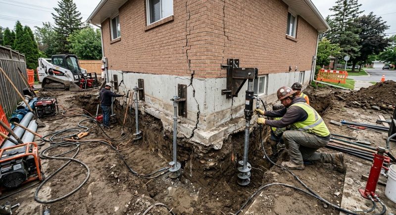 Sinking Foundation Repair in San Lorenzo, CA